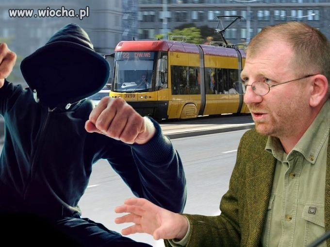 Prof. Kochanowski pobity w tramwaju
