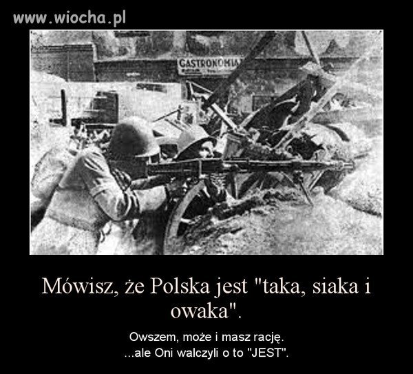 Według mnie Polska jest zajebista