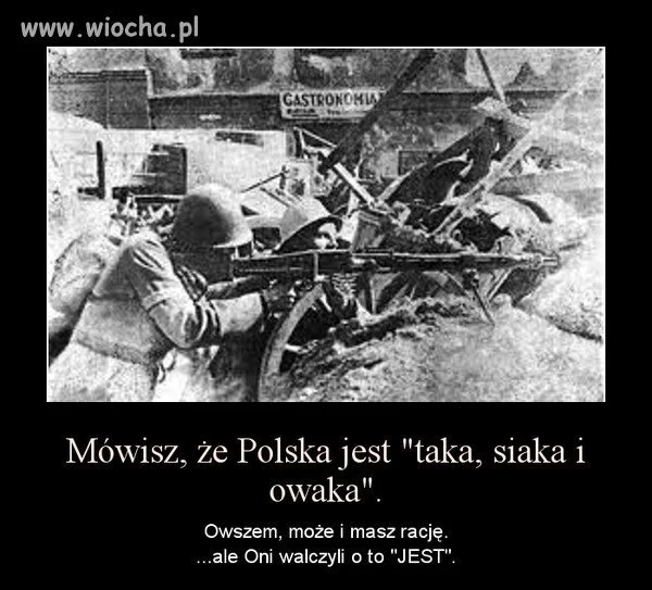 Według mnie Polska jest zajebista
