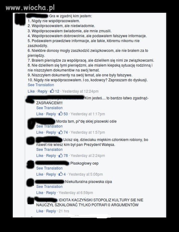 Dyskusja z KODowcami.