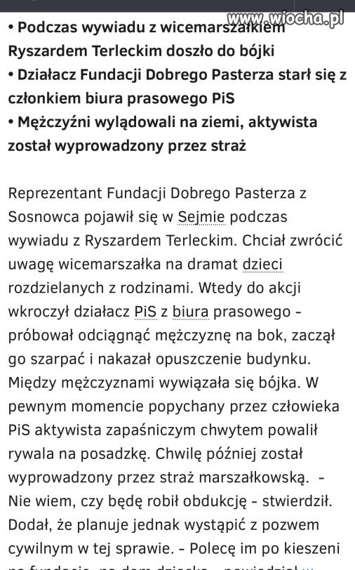 Bójka w sejmie 