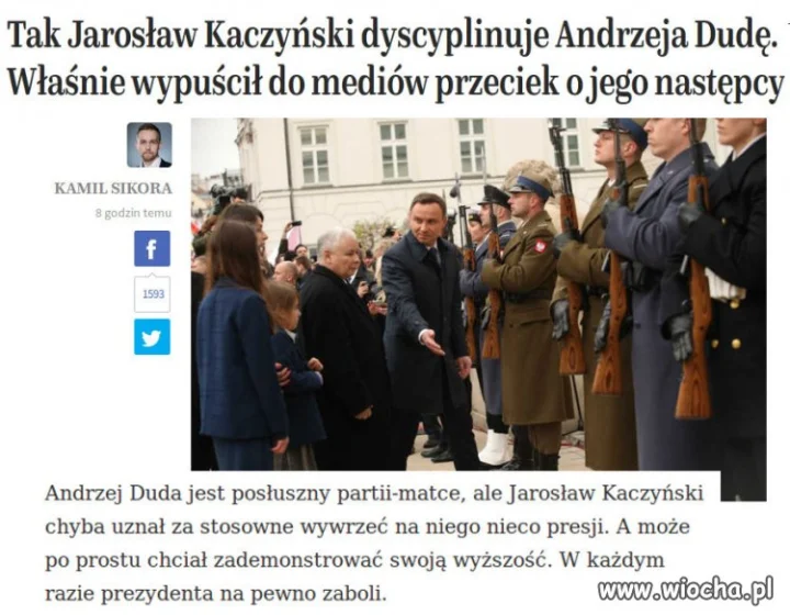 Dyscyplinowanie Prezydenta