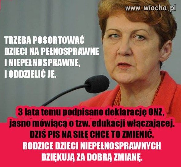 Efektem dobrej zmiany 