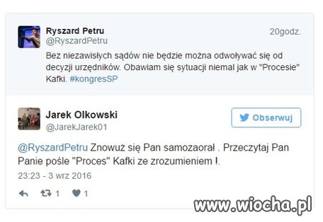 Kolejne samozaoranie.
