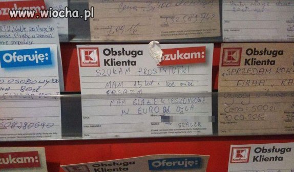 Tymczasem w Kauflandzie.