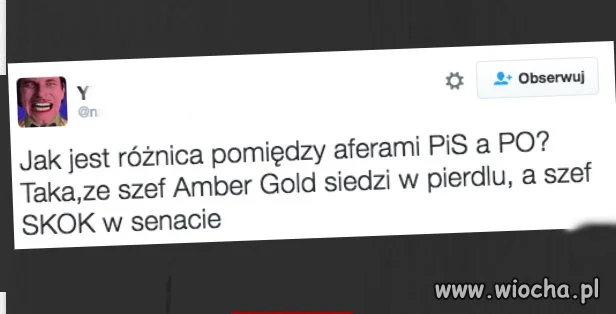 Jeden siedzi.