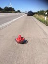 Bo nie miał trójkąta ostrzegawczego