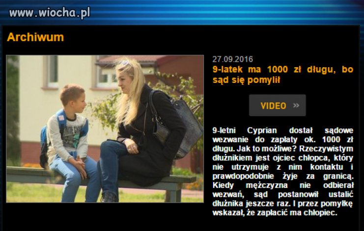 Bo sąd się pomylił
