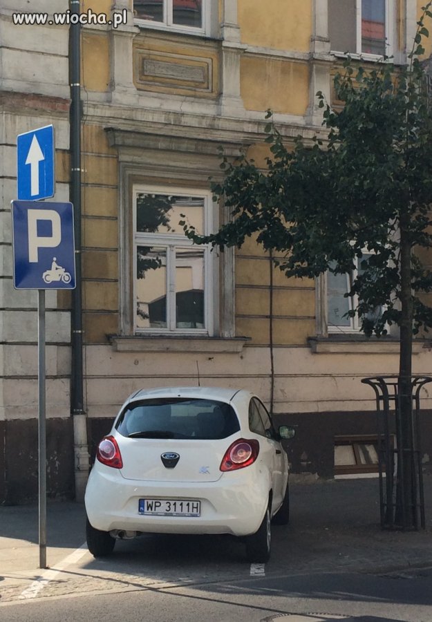 Płocki parking dla motocykli