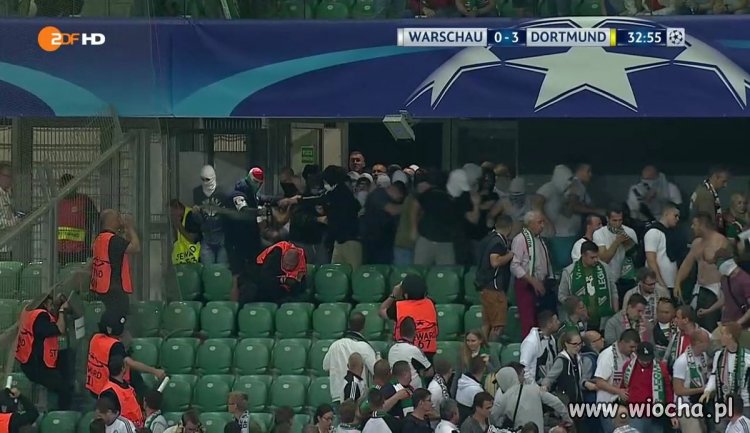 Na trybunach taka sama siara jak na boisku