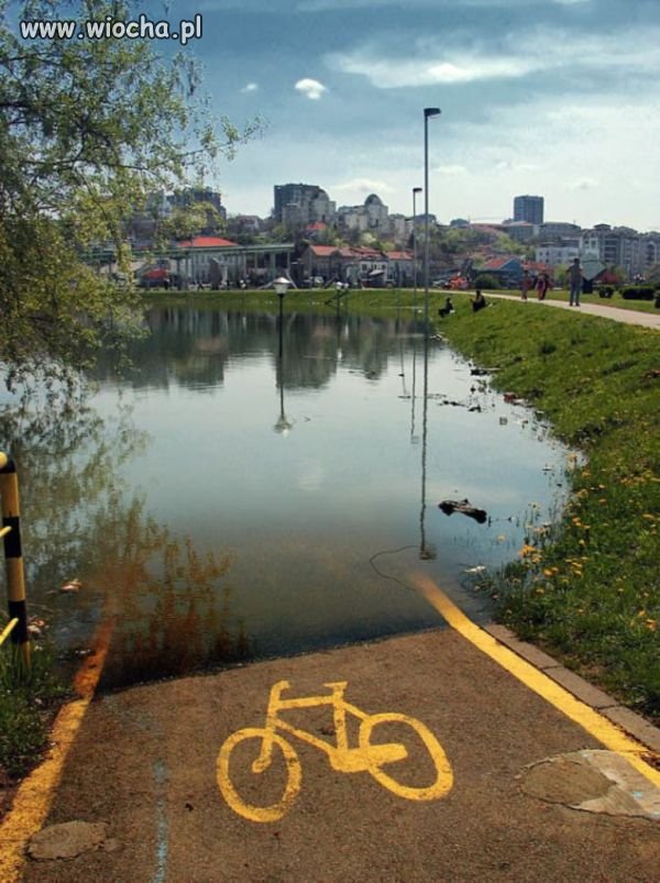 I przesiadka na rower wodny.