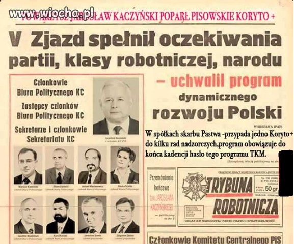 Członkowie komitetu centralnego pis