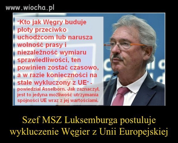 Kto nie jest z Nami, jest przeciwko Nam. UE.
