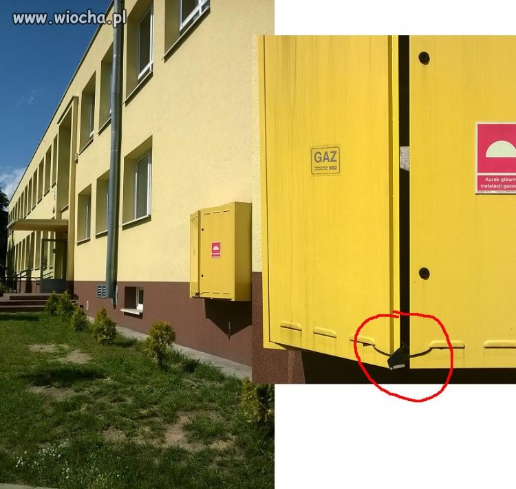 Zmyślne zabezpieczenie Kurka Głównego GAZU