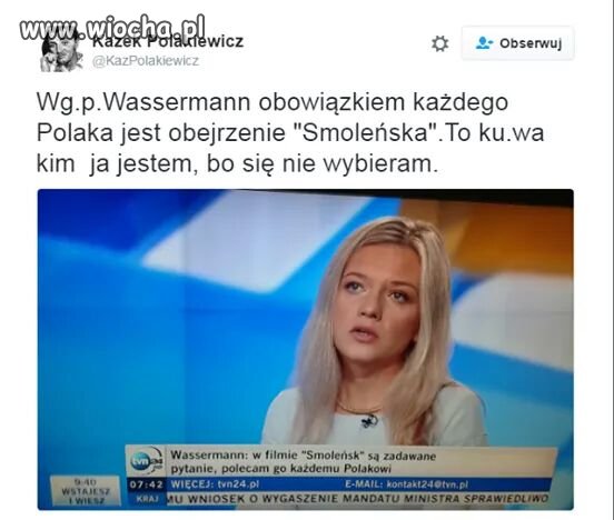 Kim ta baba jest, by mówiła takie rzeczy
