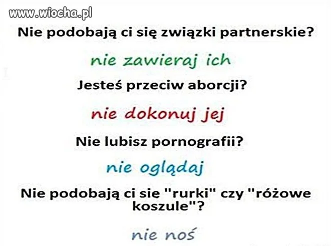 Żyj swoim życiem, nie cudzym