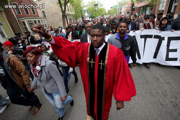 Działacz black lives matter (życia czarnych