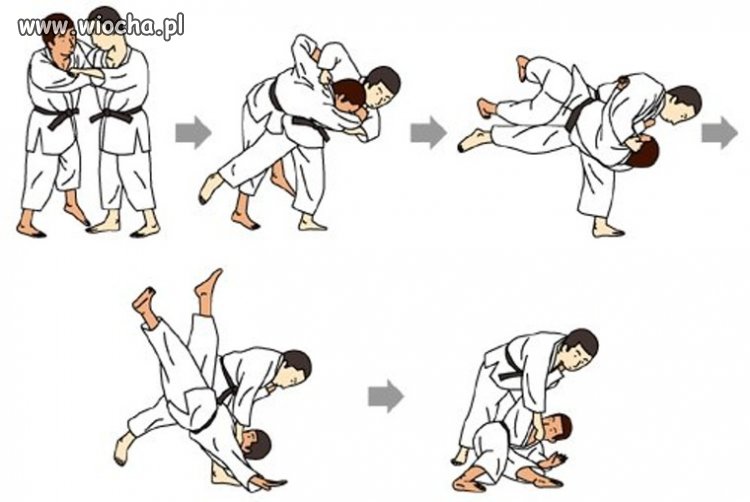 Rzut harai goshi na ippon
