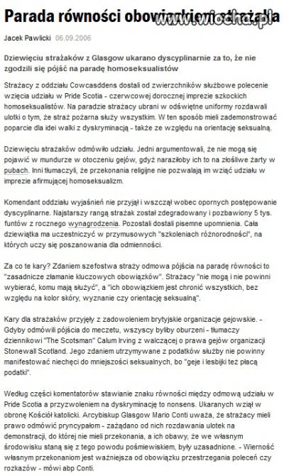 Dziewięciu strażaków z Glasgow ukarano dyscyplinarnie