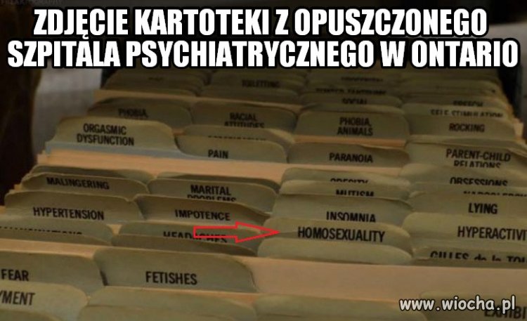Czyli jednak homoseksualizm to choroba