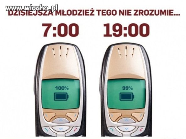 Dzisiejsza młodzież tego nie zrozumie