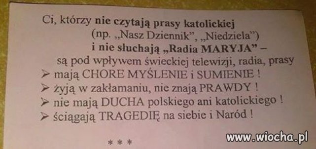A piszą, że wyborcza to samo zło
