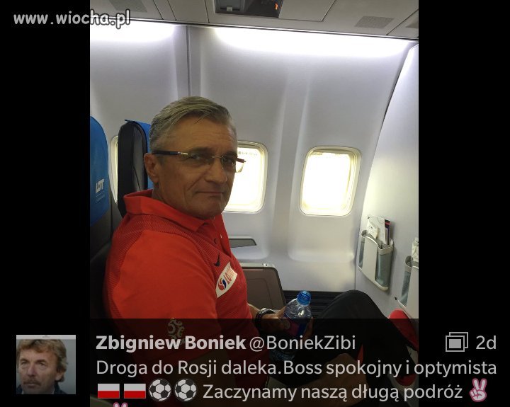 Trener Nawalka odlecial. Spokoj i optymizm.