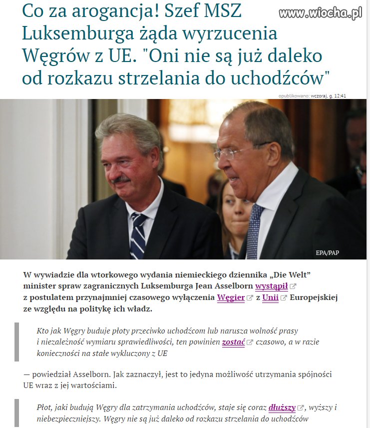 We łbie mu się poprzewracało.
