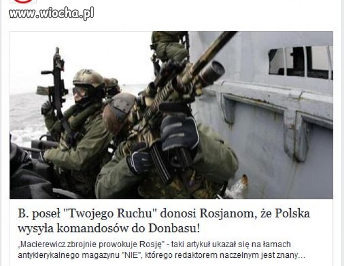 Andrzej Rozenek na łamach NIE twierdzi, że