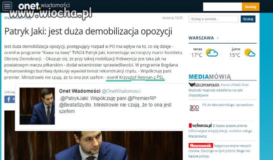 Kolejna manipulacja 