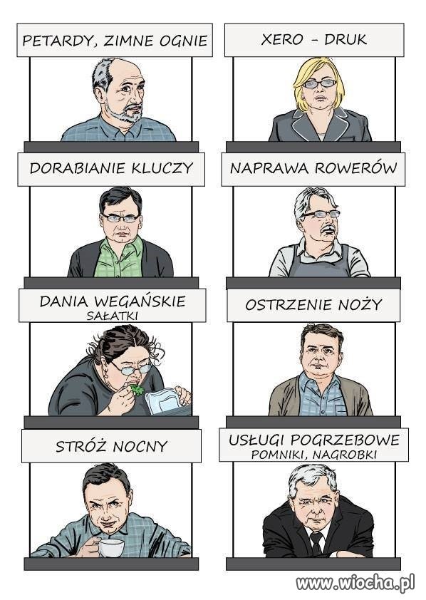 Kto zgadnie jaki mają wspólny mianownik  