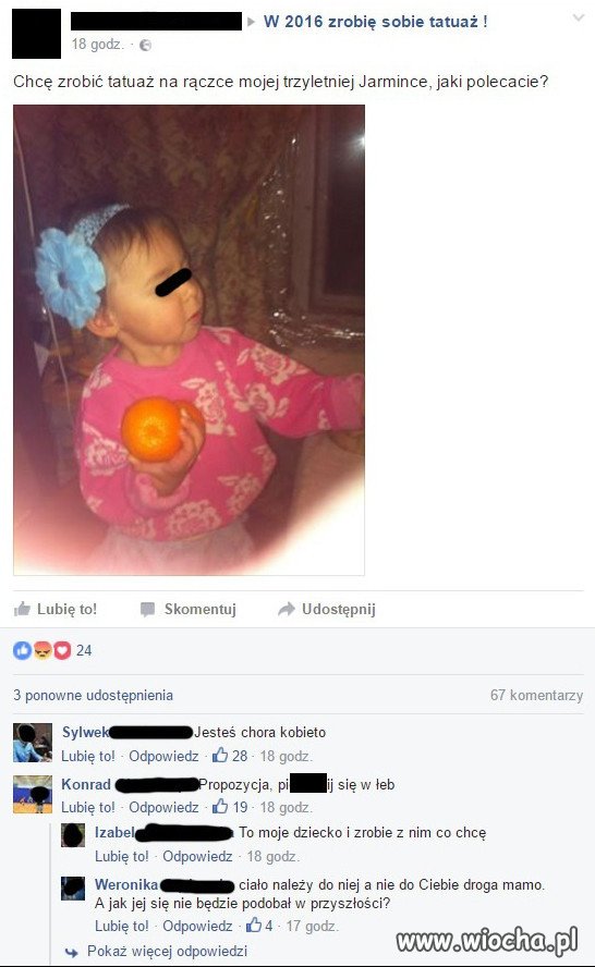 Tatuaż dla dziecka