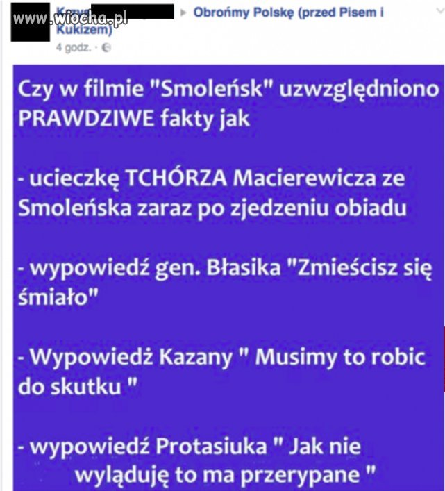 W komedia smoleńsk 