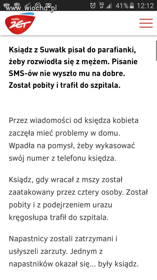 Z cyklu: Co tam na parafii słychać? 