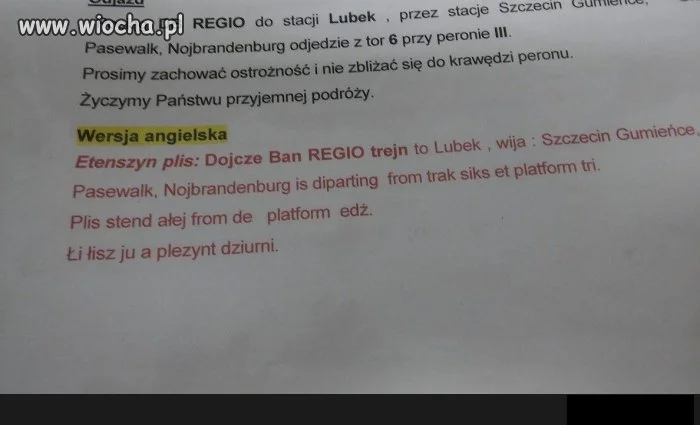 Du ju spik inglisz ?