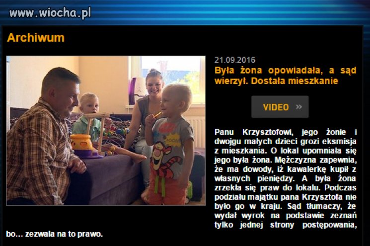 Była żona musiała dać d...