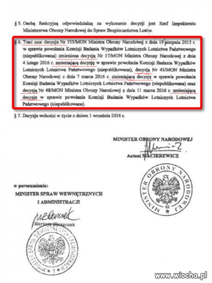 Decyzja zmieniona decyzją ...