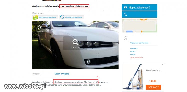 "Alfa i niewino" 