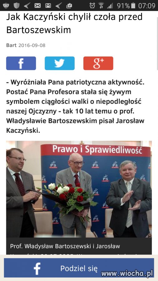 Jarek nie chyli czoła 