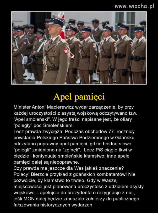 Wreszcie słuszny apel