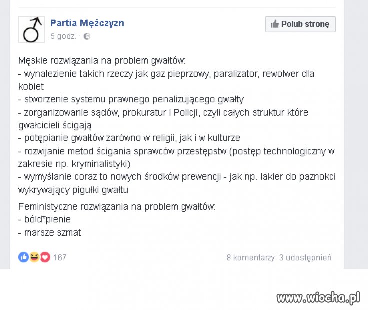 Mężczyźni vs prawdziwe feministki