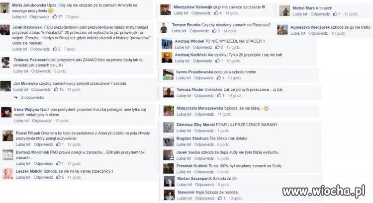 Mowa"miłości" po wybuchu w NY