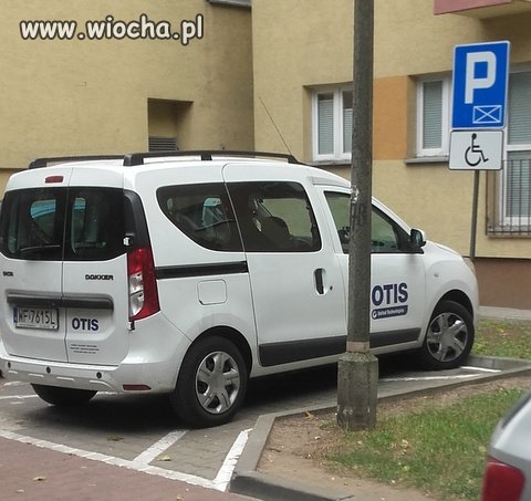 Jedyne miejsce dla inwalidów