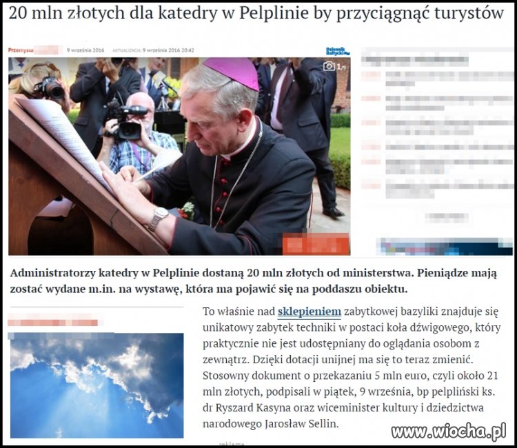 Ileż to było hałasu jak państwowe pieniądze