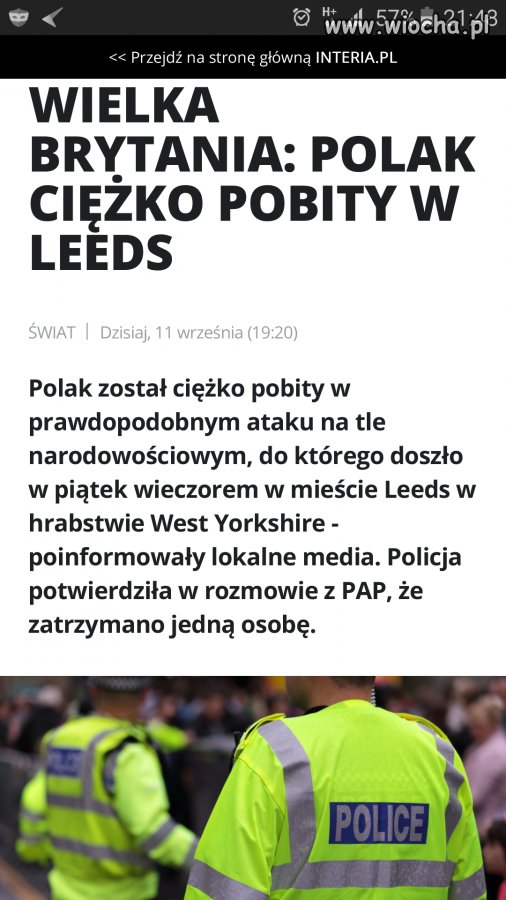 30 gnojków było, 1 zatrzymany 