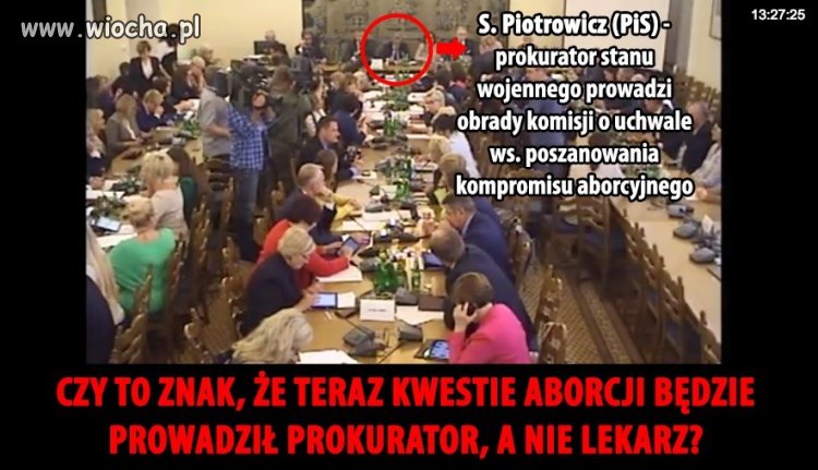 Czerwony prokurator przewodniczy komisji 