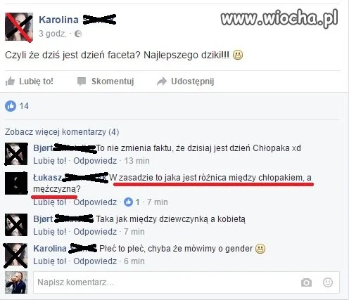 Łukasz i jego pytania