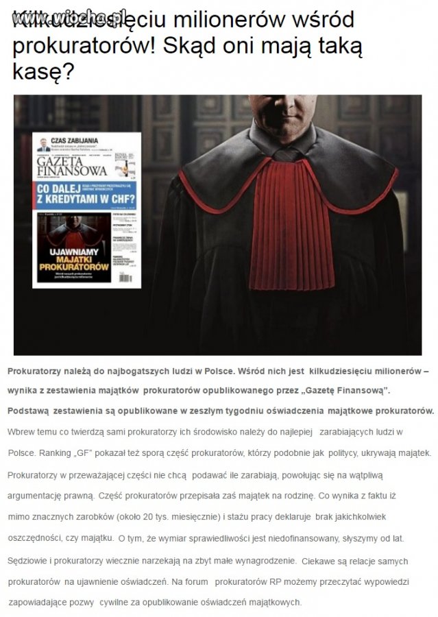 "Niedofinansowany i praworządny"  