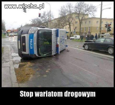 Stop wariatom drogowym
