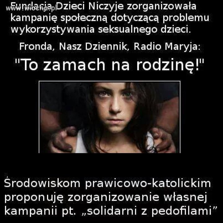 Pedofile wszystkich krajów łączcie się!